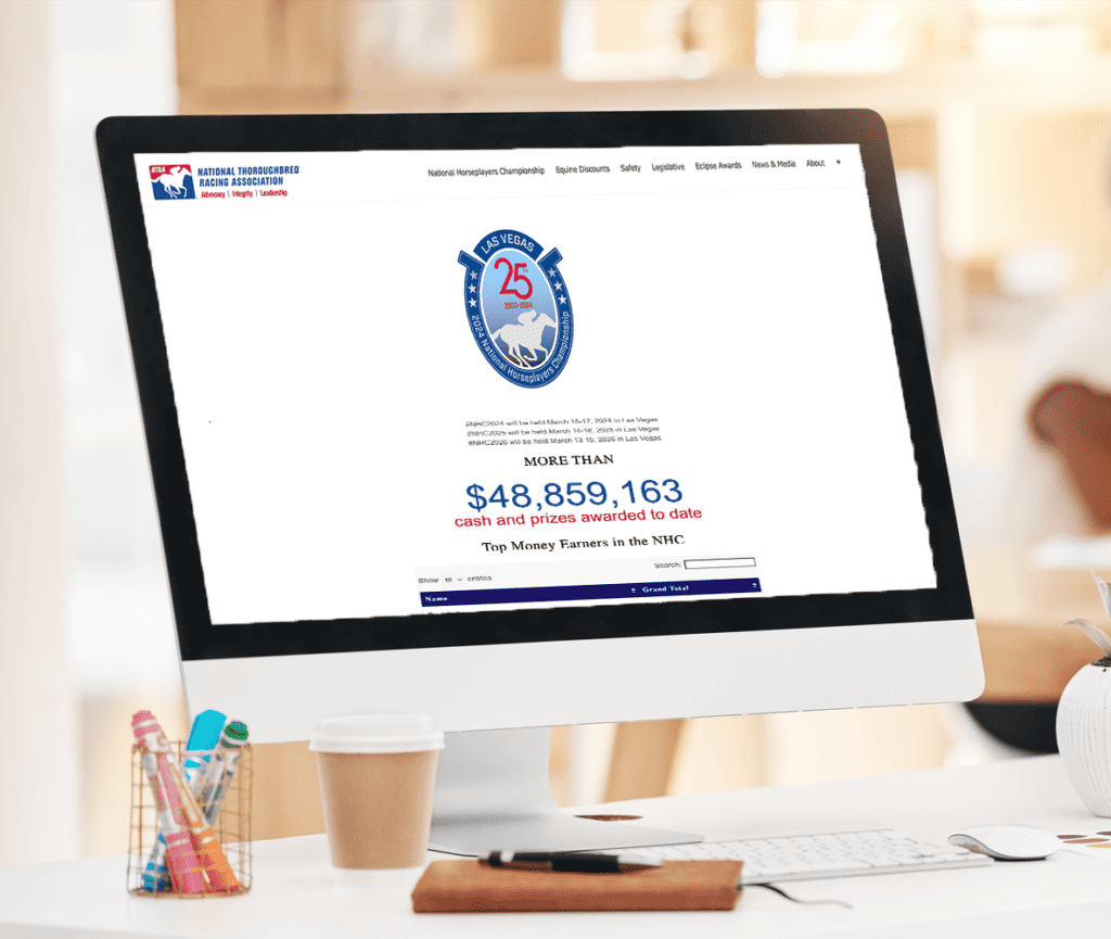 ntra website mockup